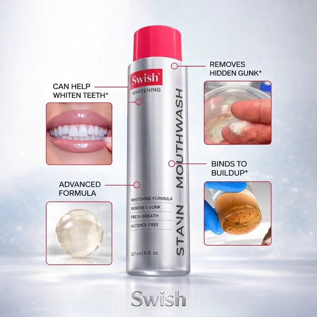 Swishi Stain Whitening Mouthwash