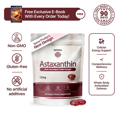 Vegar Astaxanthin 12mg Softgels